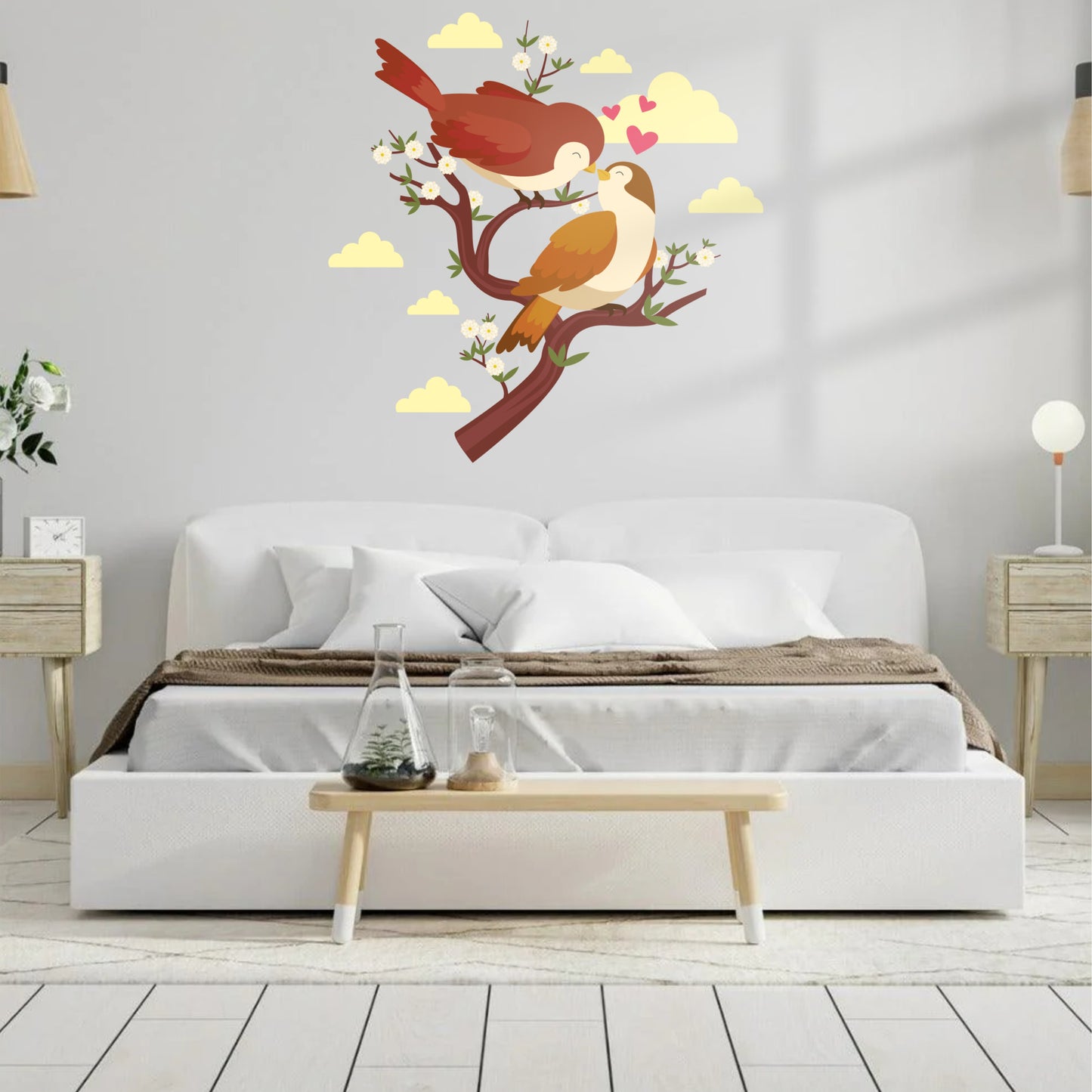 LOVE BIRDS DIY WALL STICKER