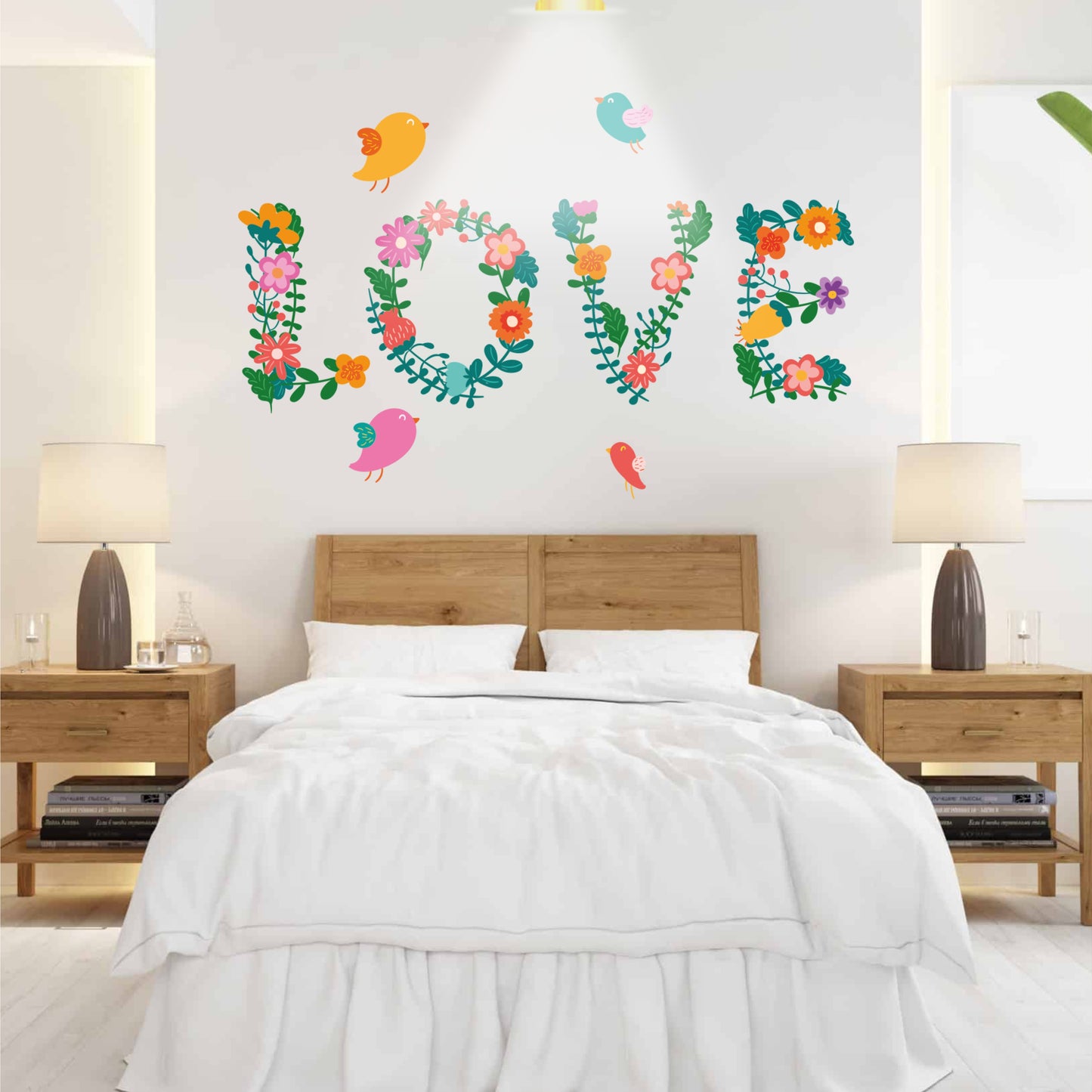 BLOOM LOVE DIY WALL STICKER