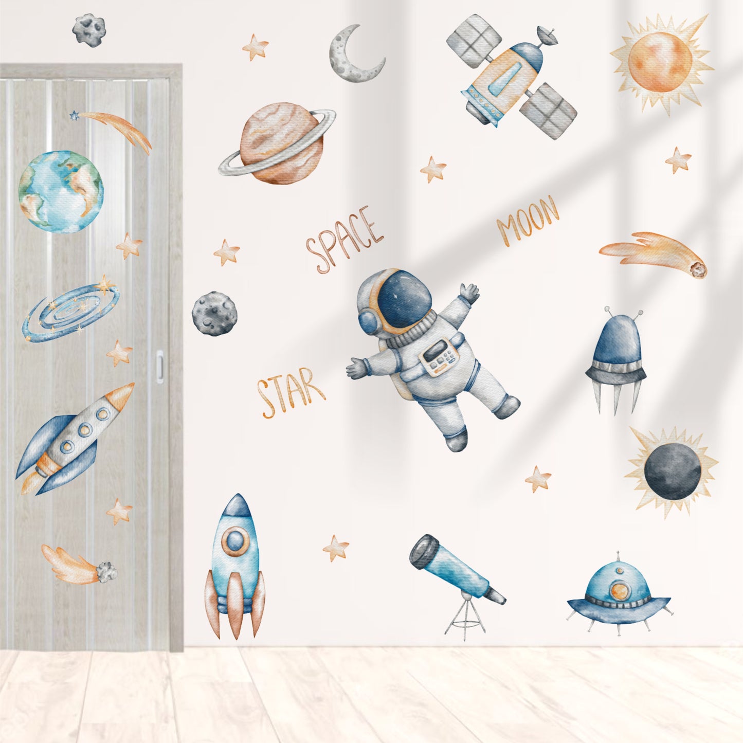 GALAXY DREAMLAND KIDS ROOM DIY WALL STICKER