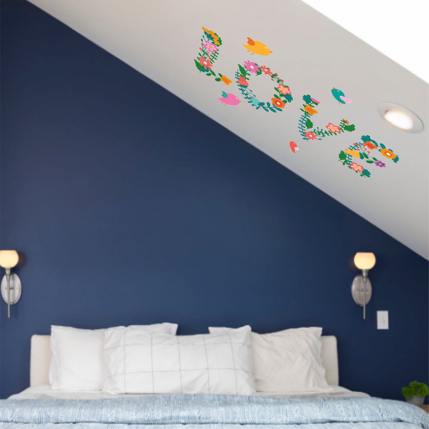 BLOOM LOVE DIY WALL STICKER