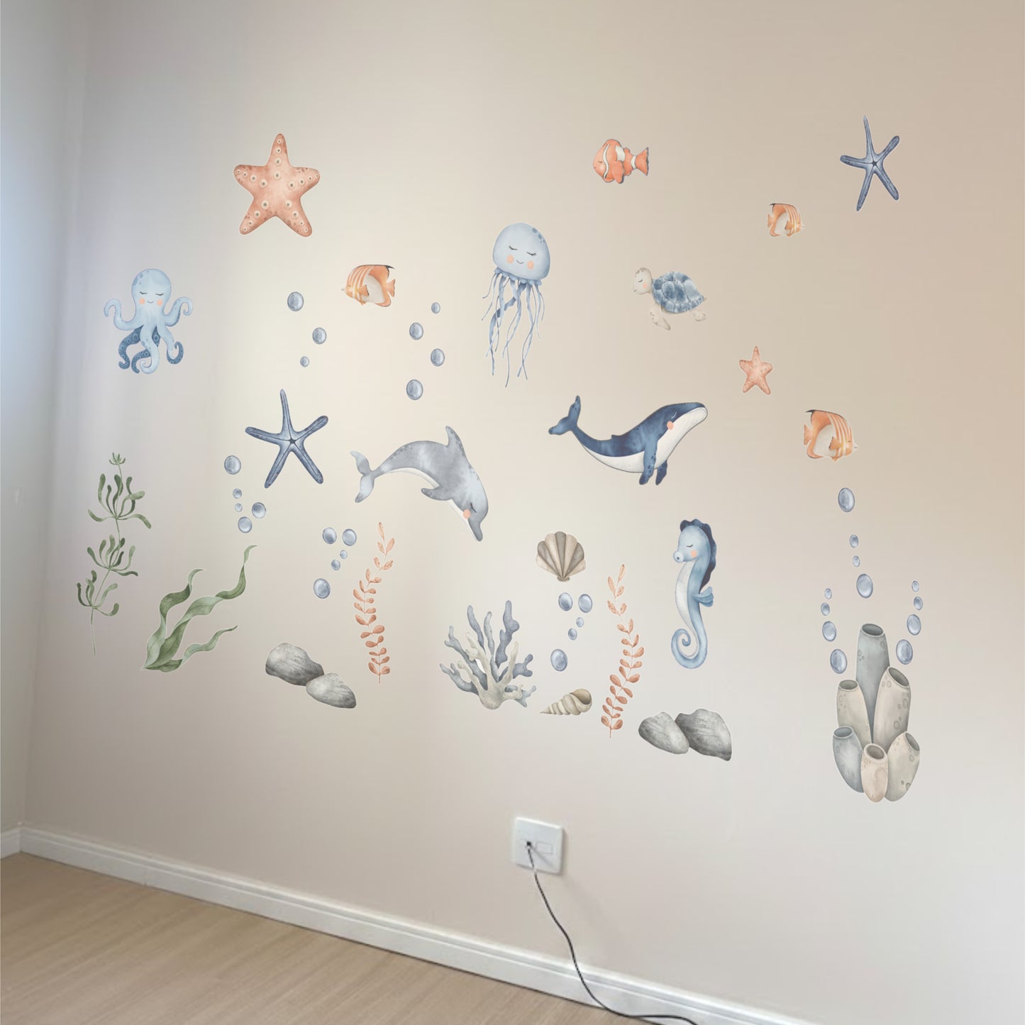 OCEAN ADVENTURE KIDS ROOM DIY WALL STICKER