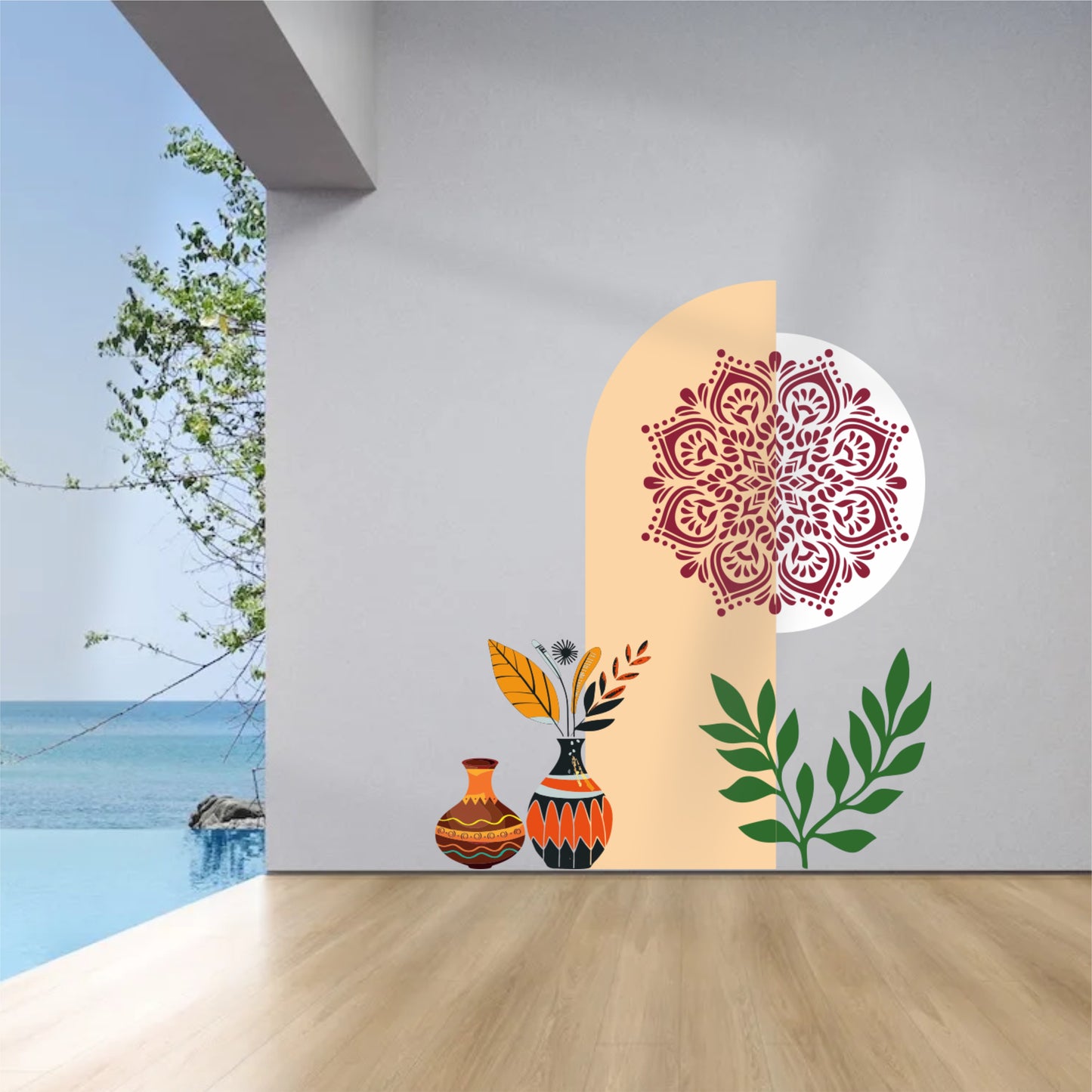 MANDAFLORA DIY WALL STICKER
