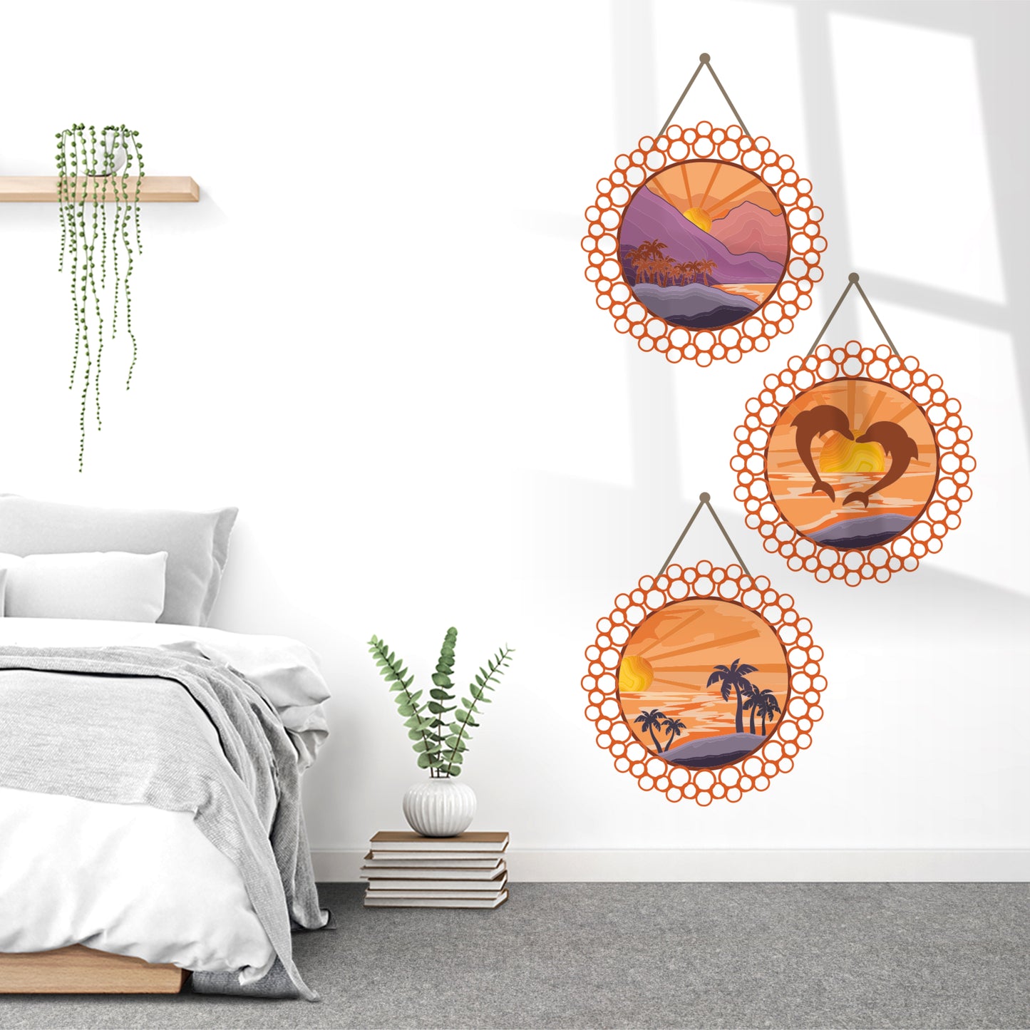 SUNSET TRIO DIY WALL STICKER