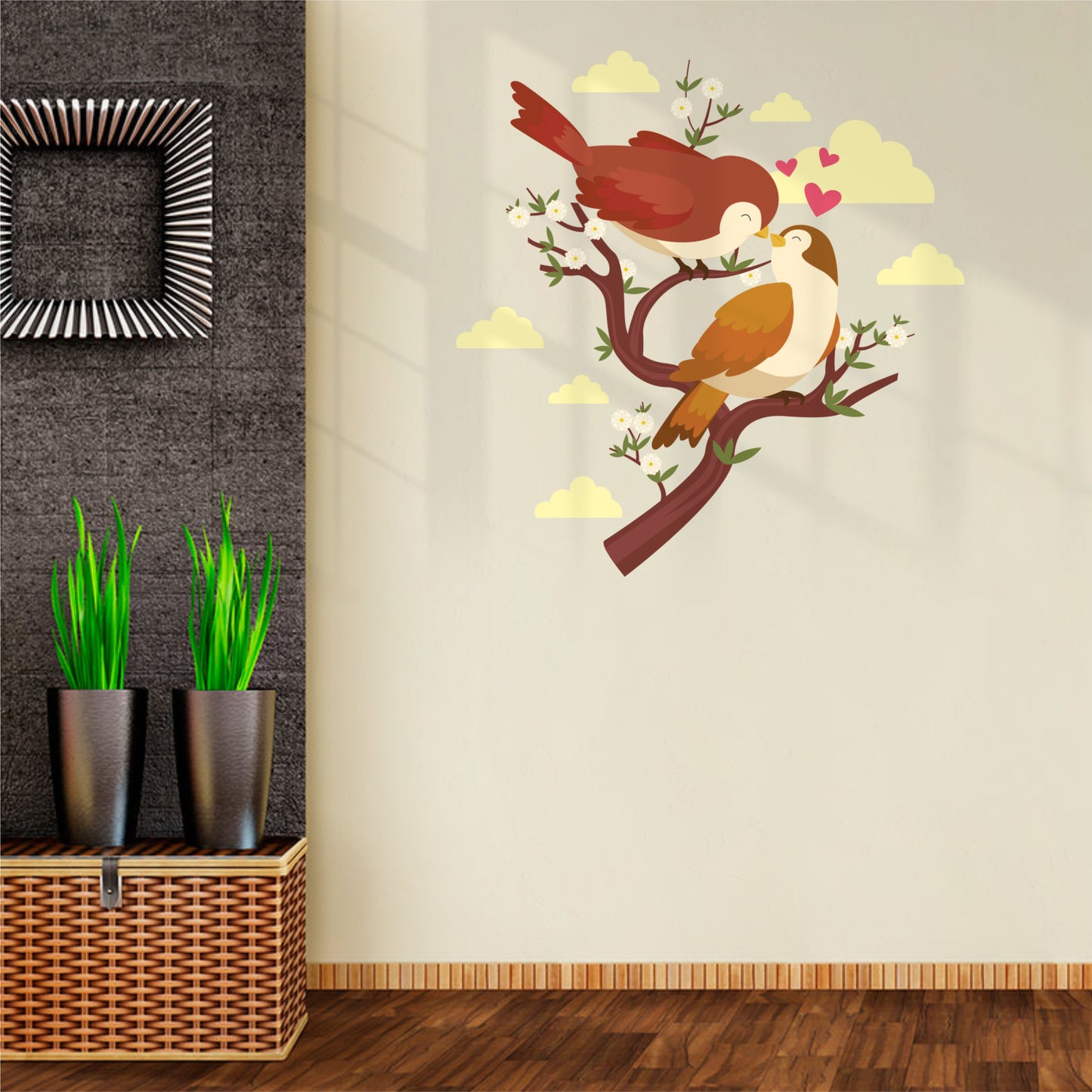 LOVE BIRDS DIY WALL STICKER