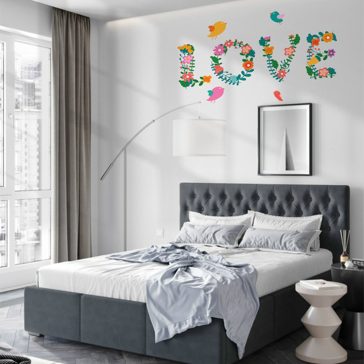 BLOOM LOVE DIY WALL STICKER