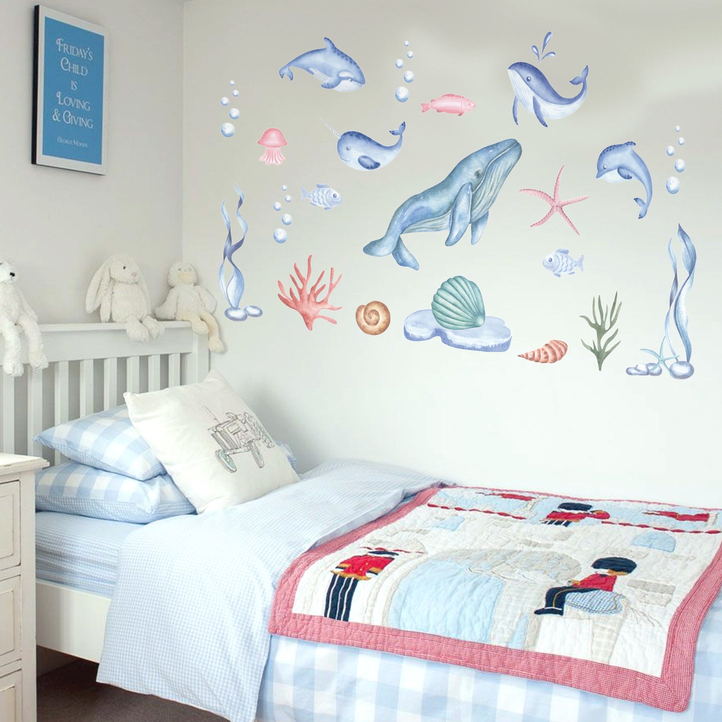 MARINE WONDERS KIDS ROOM DIY WALL STICKER