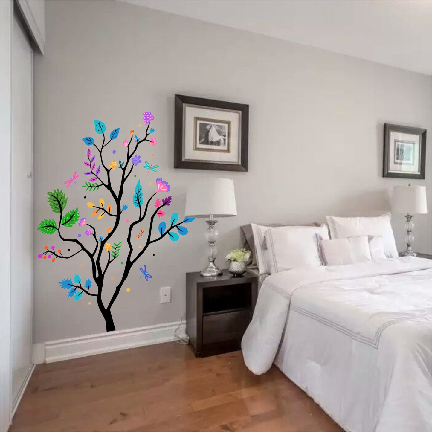 COLOURFUL TREE DIY WALL STICKER