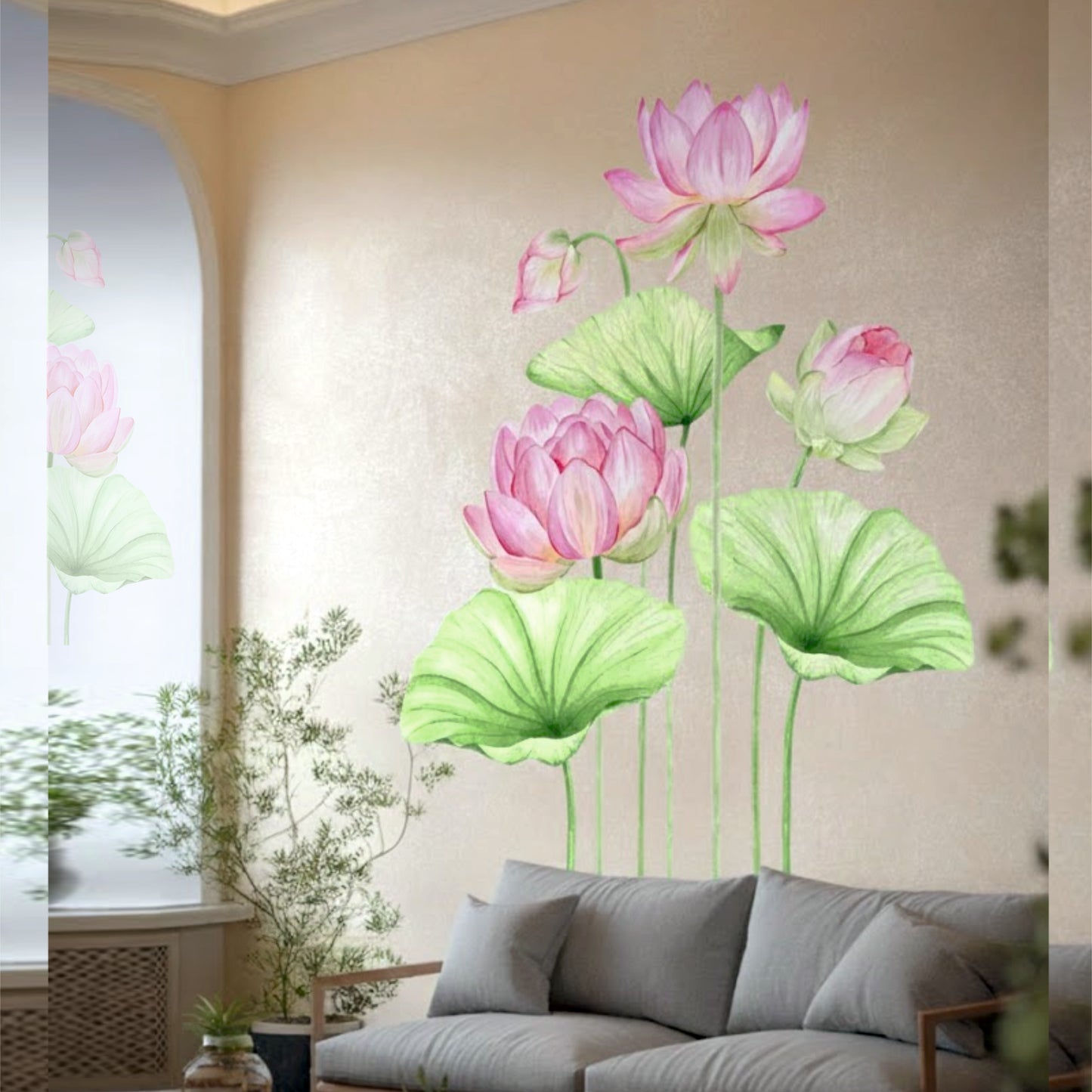 LOTUS SERENITY DIY WALL STICKER