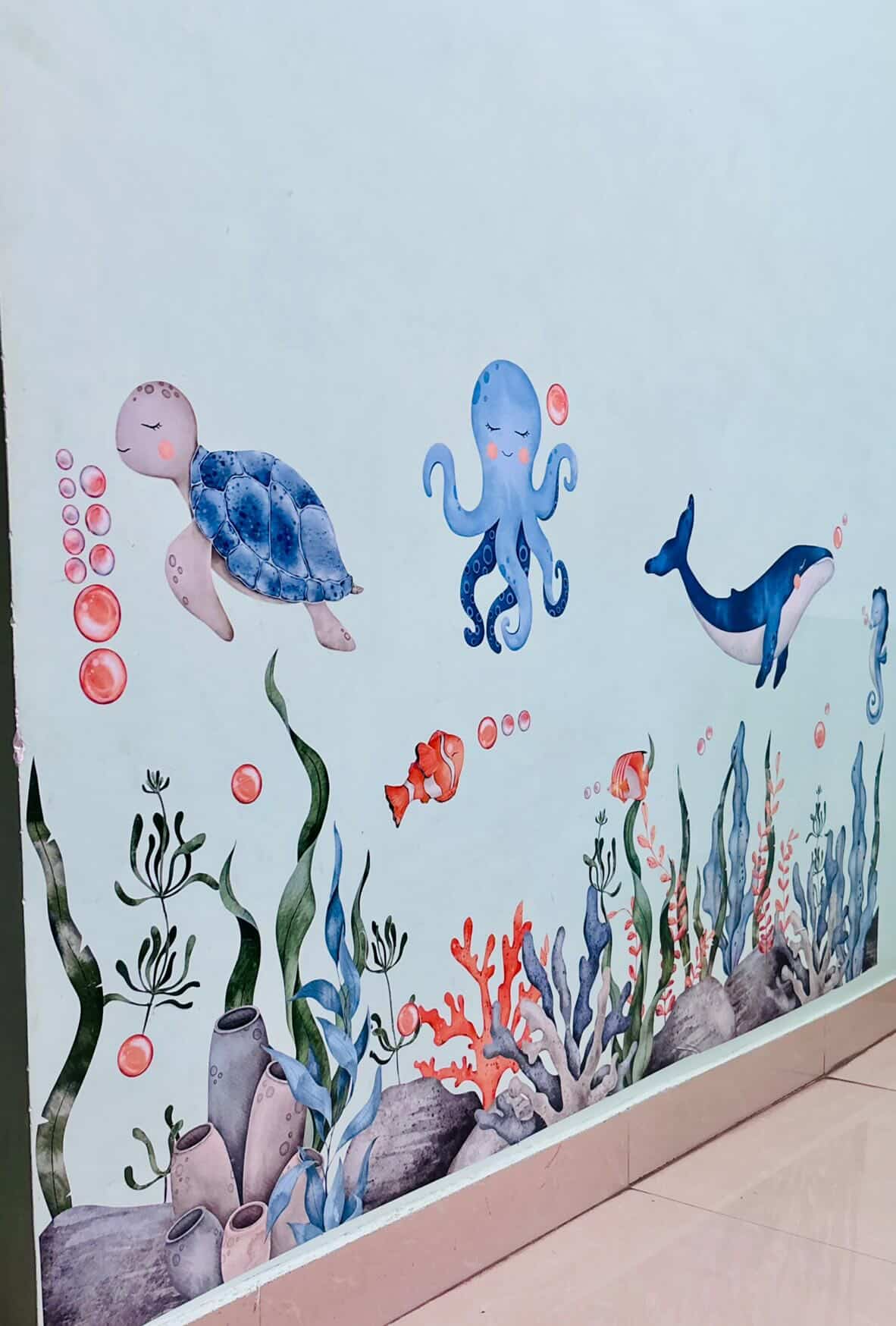 OCEAN WORLD KIDS ROOM DIY WALL STICKER