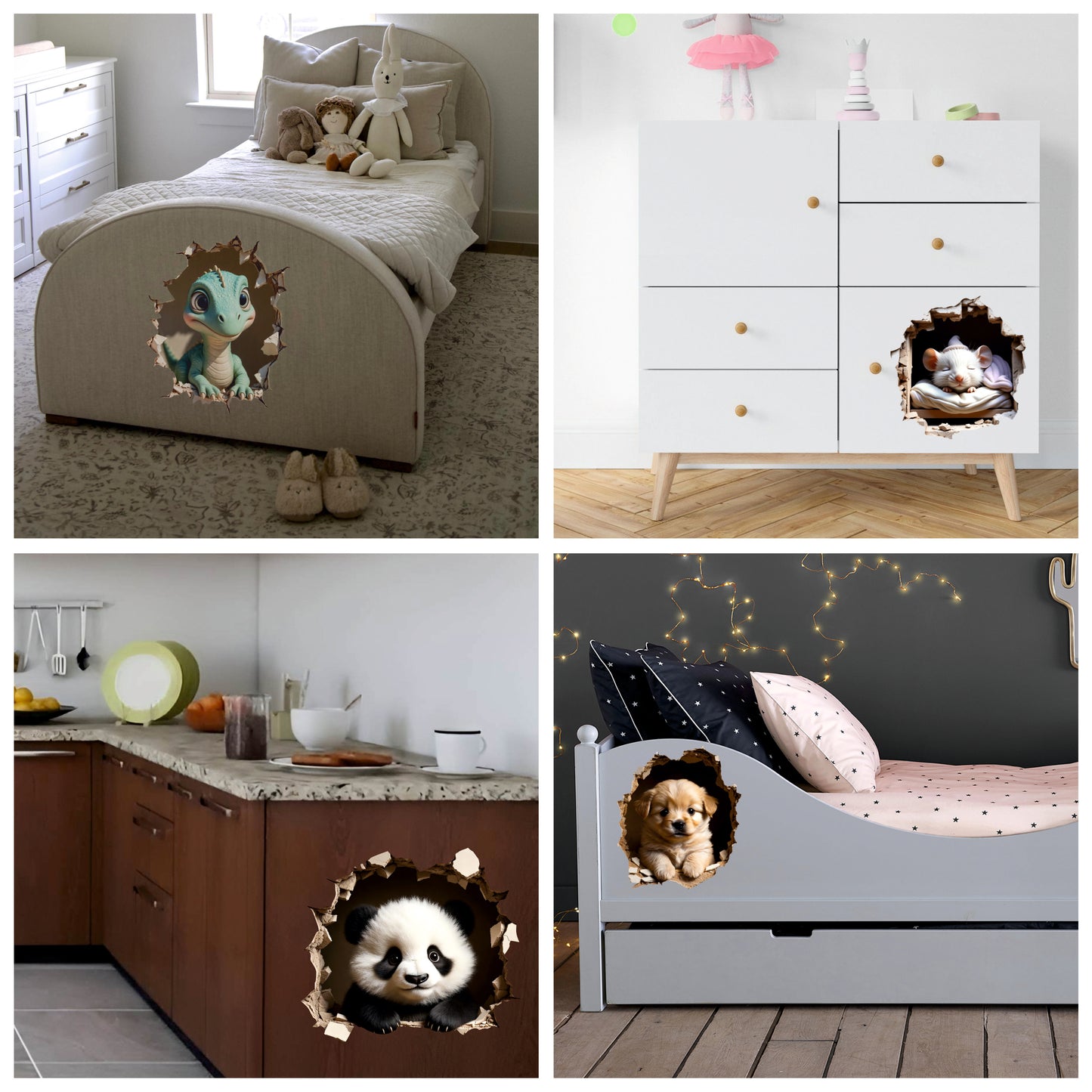 LITTLE CATERPILLAR AND FRIENDS SECRET 3D WALL DECAL