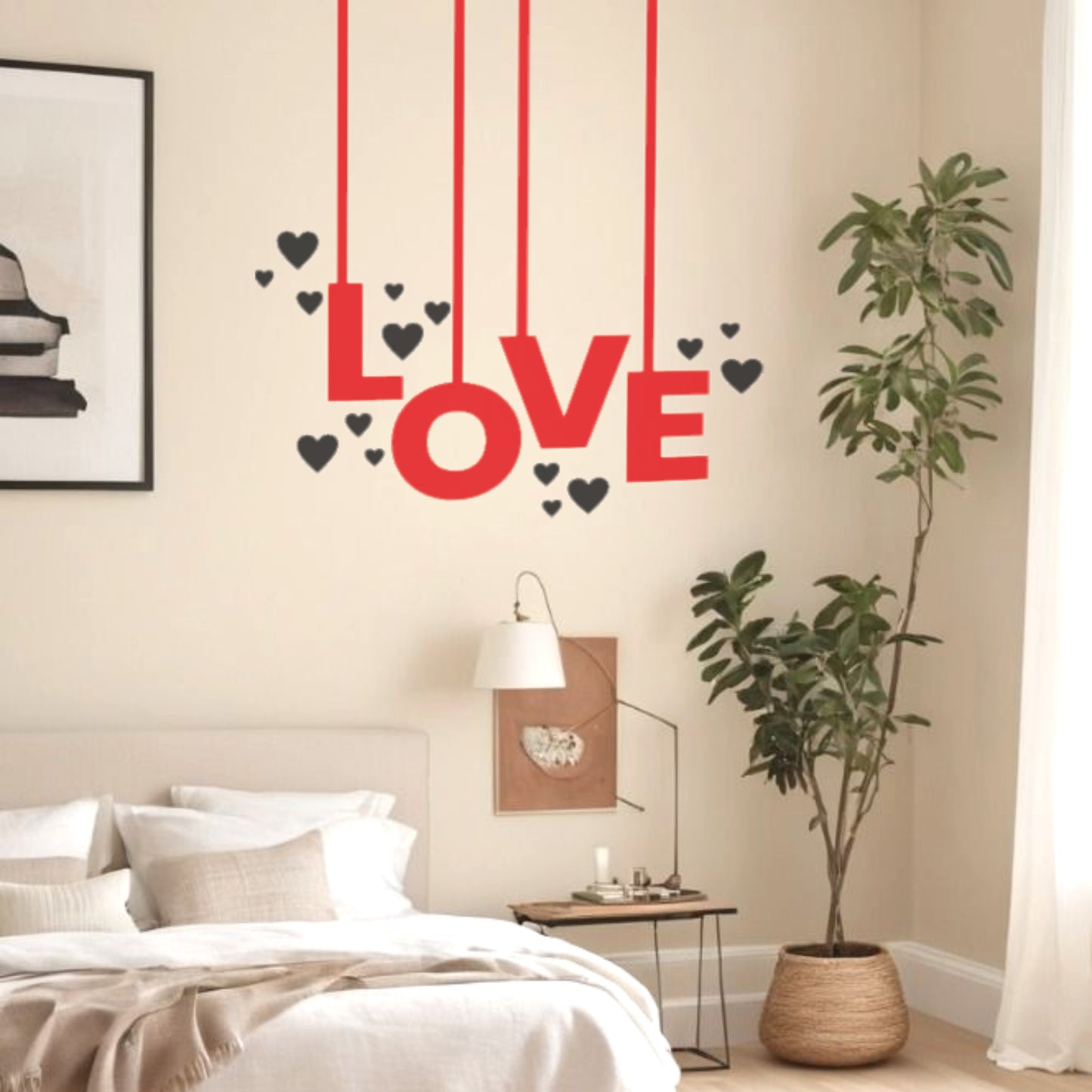 HANGING LOVE DIY WALL STICKER