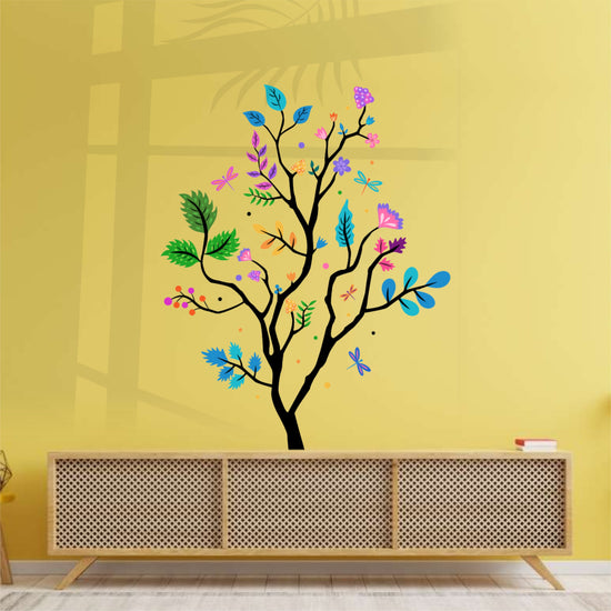 COLOURFUL TREE DIY WALL STICKER