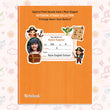 WOMAN PIRATE PERSONALIZED NOTEBOOK STICKERS