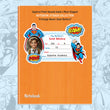 SUPERMAN PERSONALIZED NOTEBOOK STICKERS