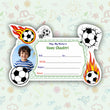 FOOTBALL PERSONALIZED NOTEBOOK STICKERS
