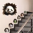PANDA AND FRIENDS SECRET 3D WALL DECAL