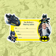 BATMAN PERSONALIZED NOTEBOOK STICKERS