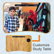 Personalized Kids Study Table Spiderman Theme– Custom Photo Laptop & Homework Desk