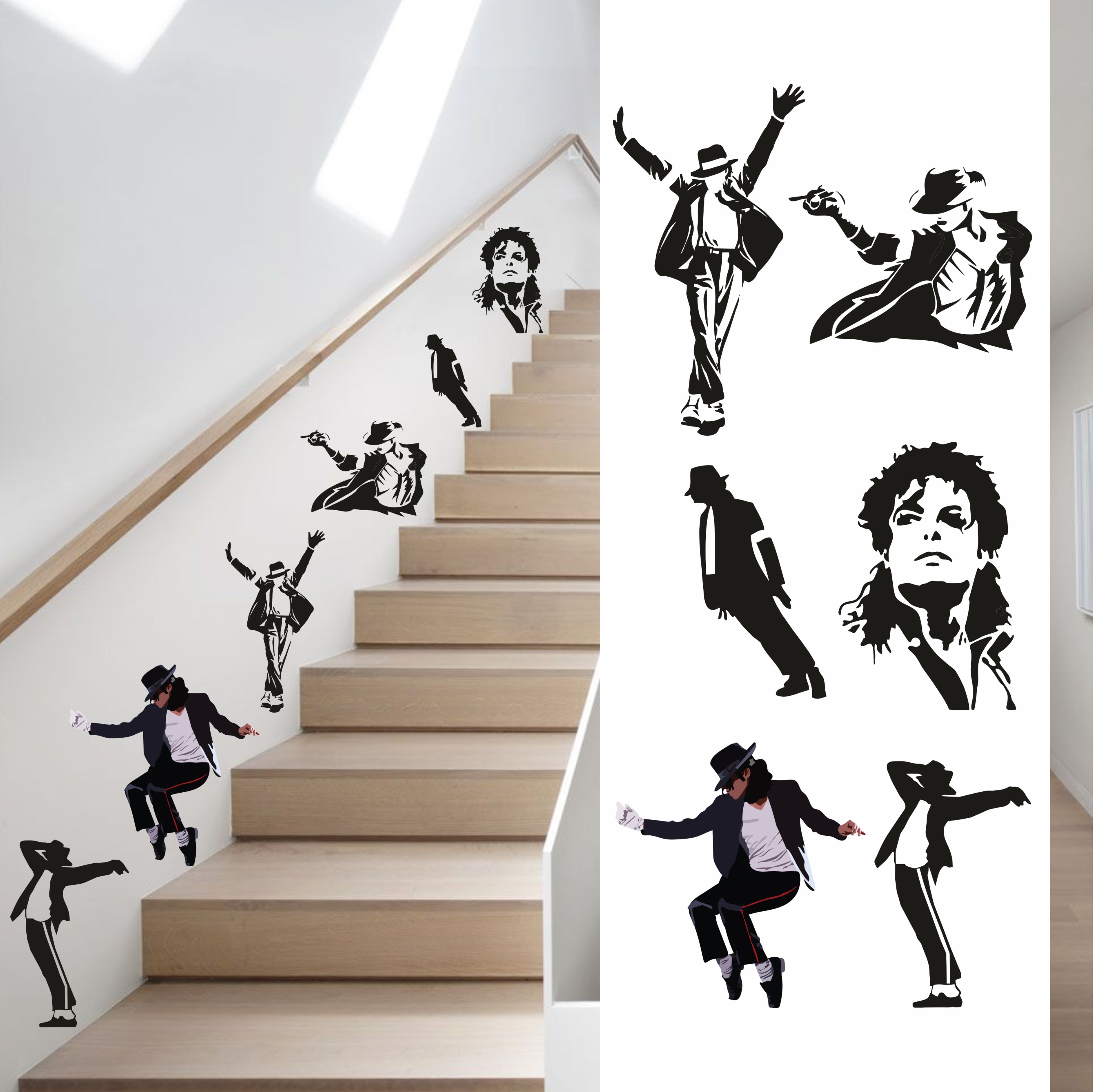 MICHAEL JACKSON DIY WALL STICKER