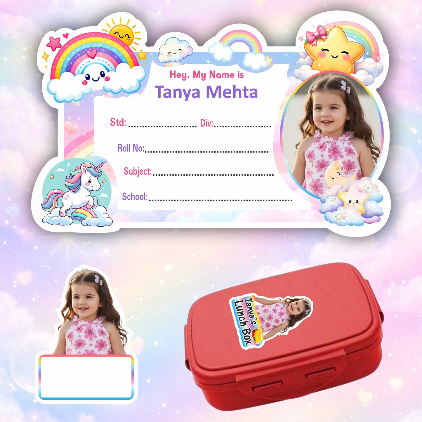 RAINBOW COMBO STICKER SET