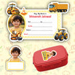CONSTRUCTION VEHICLE COMBO STICKER SET