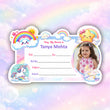 RAINBOW PERSONALIZED NOTEBOOK STICKERS