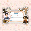 HERRY POTTER PERSONALIZED NOTEBOOK STICKERS