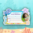 UNDER WATER WORLD PERSONALIZED NOTEBOOK STICKERS