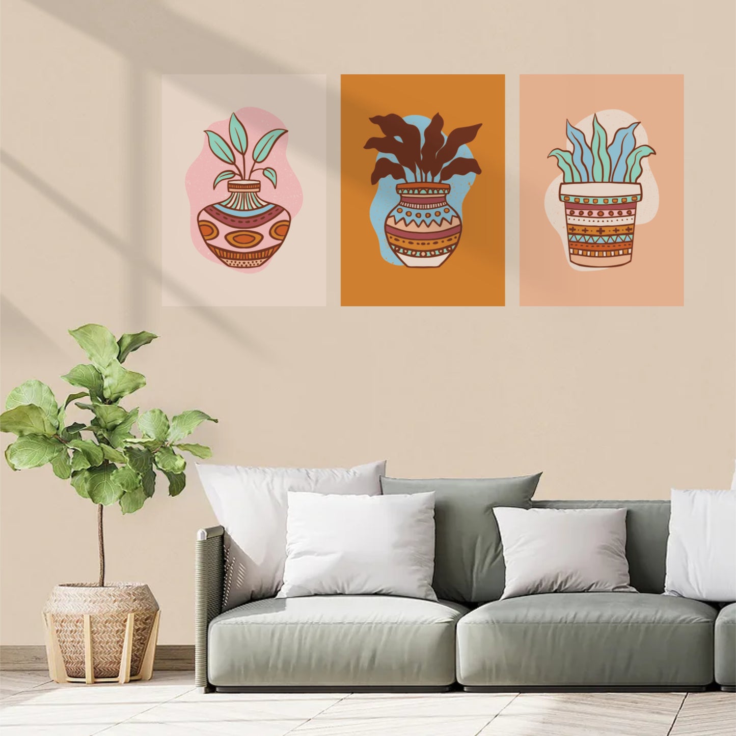 POTTERS TRIO DIY WALL STICKER