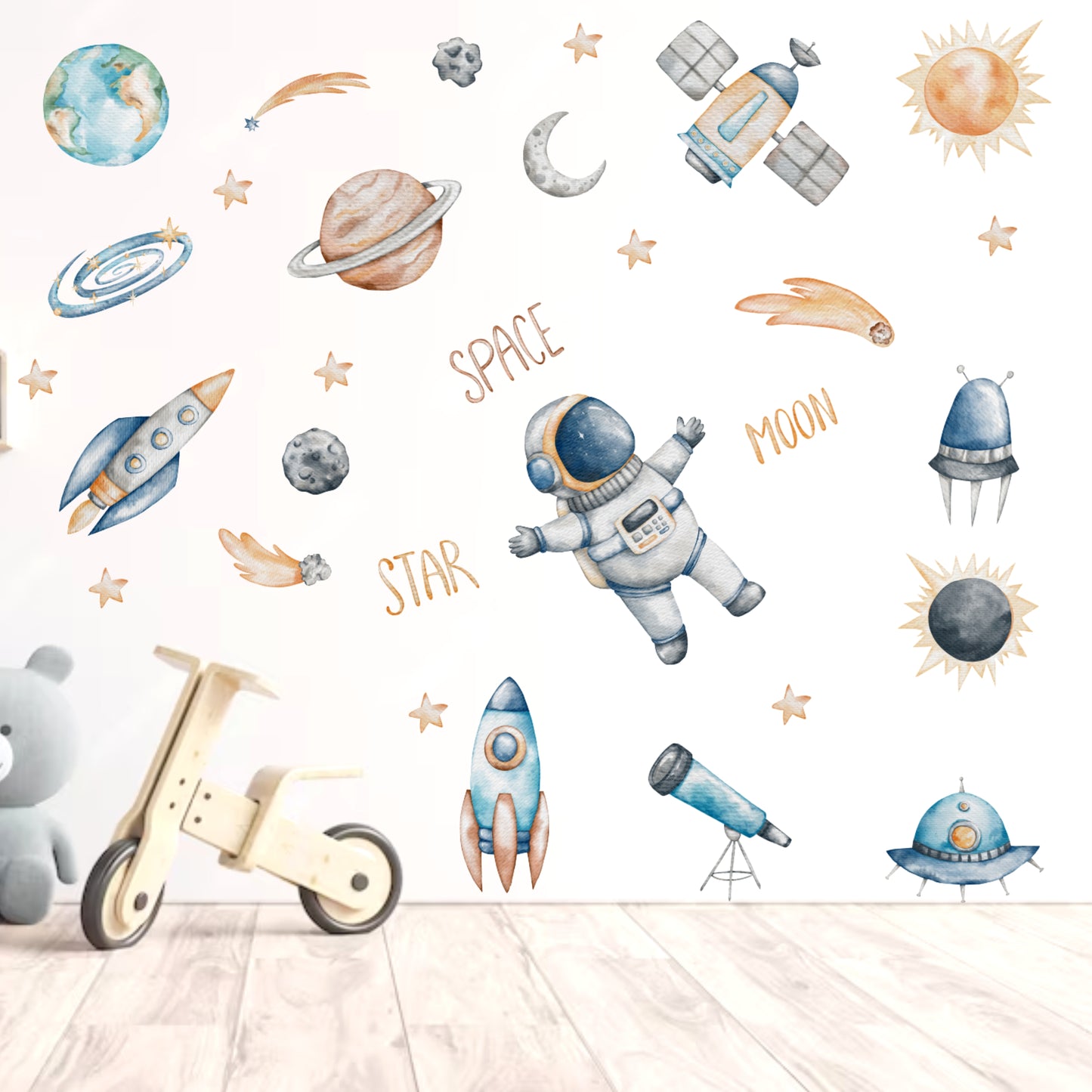 GALAXY DREAMLAND KIDS ROOM DIY WALL STICKER