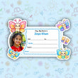 BUTTERFLY PERSONALIZED NOTEBOOK STICKERS