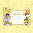 POKEMON PERSONALIZED NOTEBOOK STICKERS