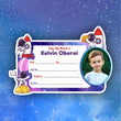 ASTRONAUT ADVENTURE KIDS PERSONALIZED NOTEBOOK STICKERS