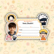 DE ANIME PERSONALIZED NOTEBOOK STICKERS