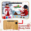 Personalized Kids Study Table Christmas Theme– Custom Photo Laptop &Homework Desk