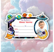 SPACE RIDER PERSONALIZED NOTEBOOK STICKERS