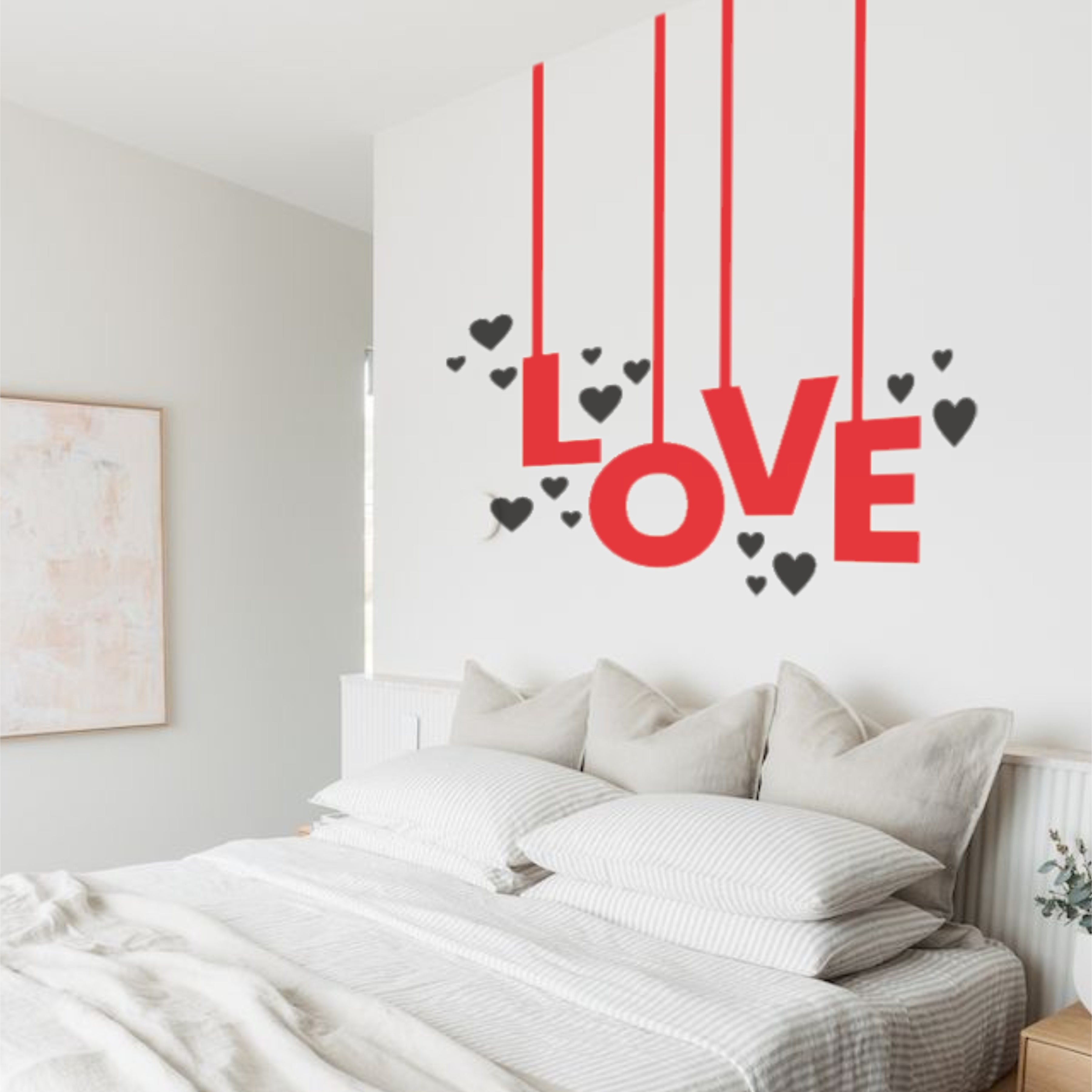 HANGING LOVE DIY WALL STICKER