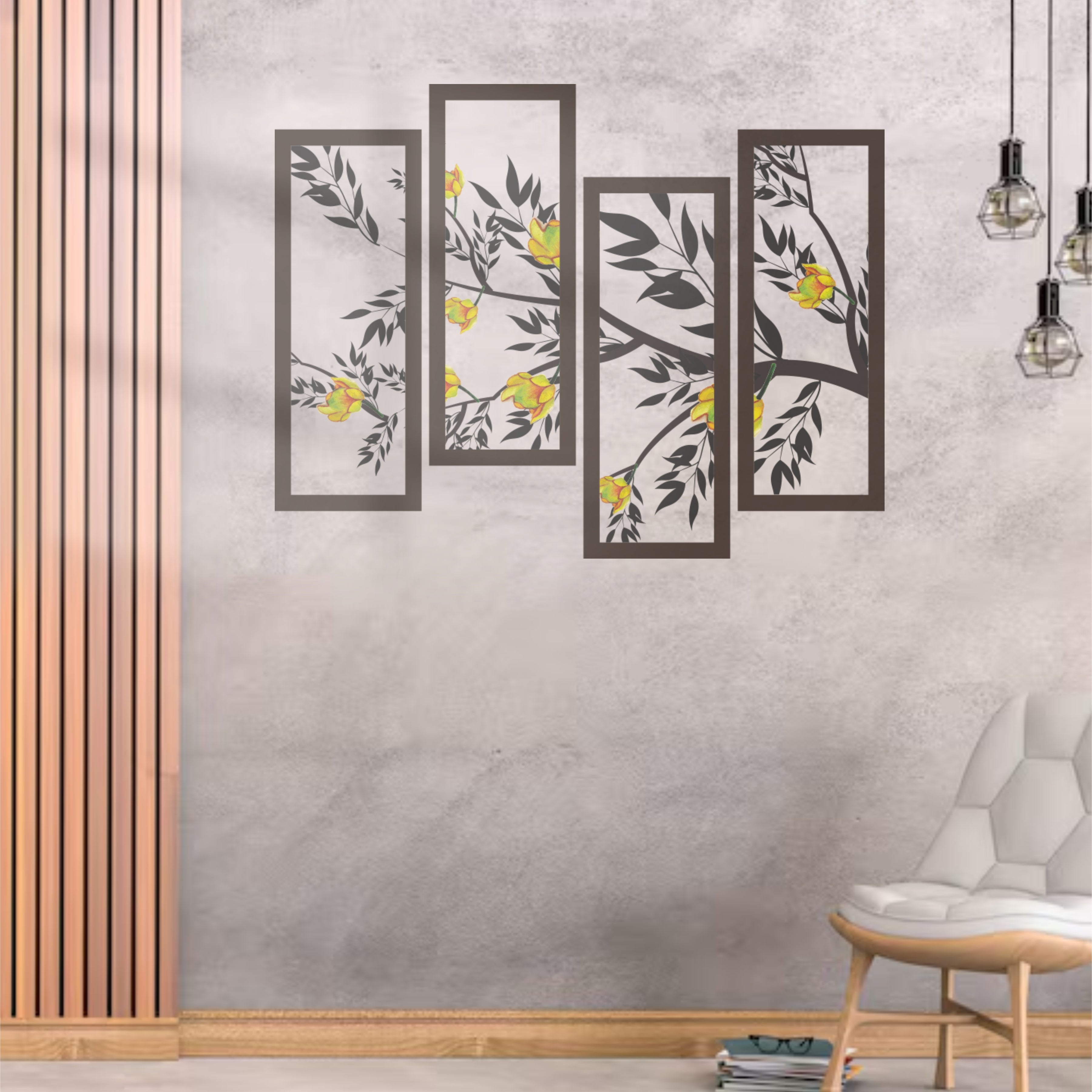 SPRING RADIANCE FLORAL DECAL SET