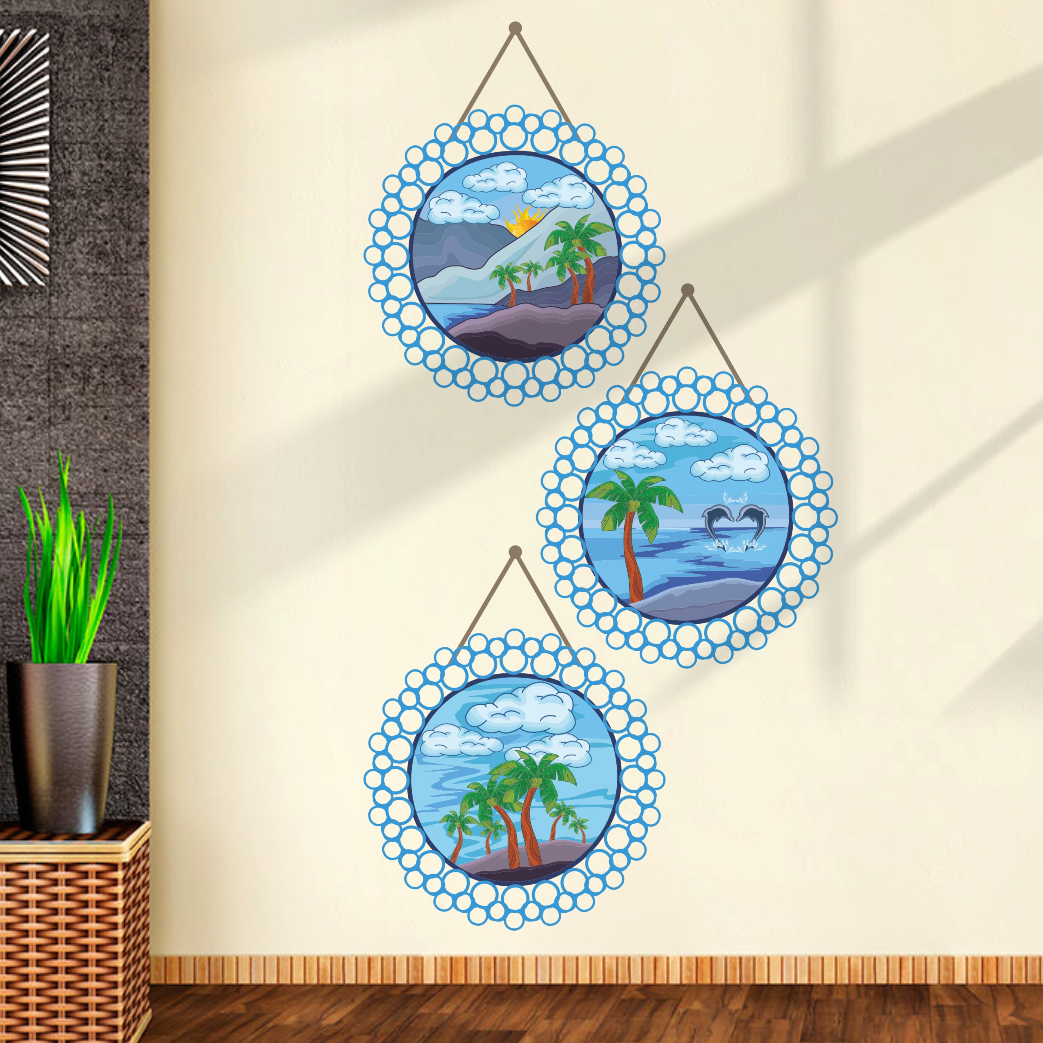 OCEAN TRIO DIY WALL STICKER