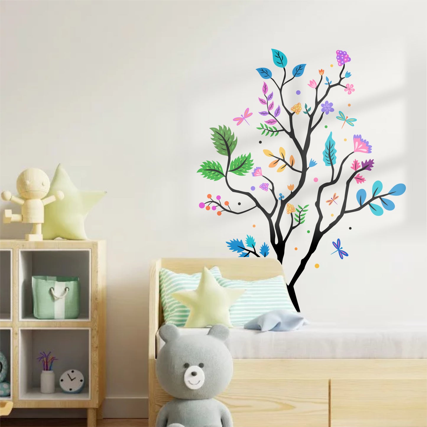 COLOURFUL TREE DIY WALL STICKER