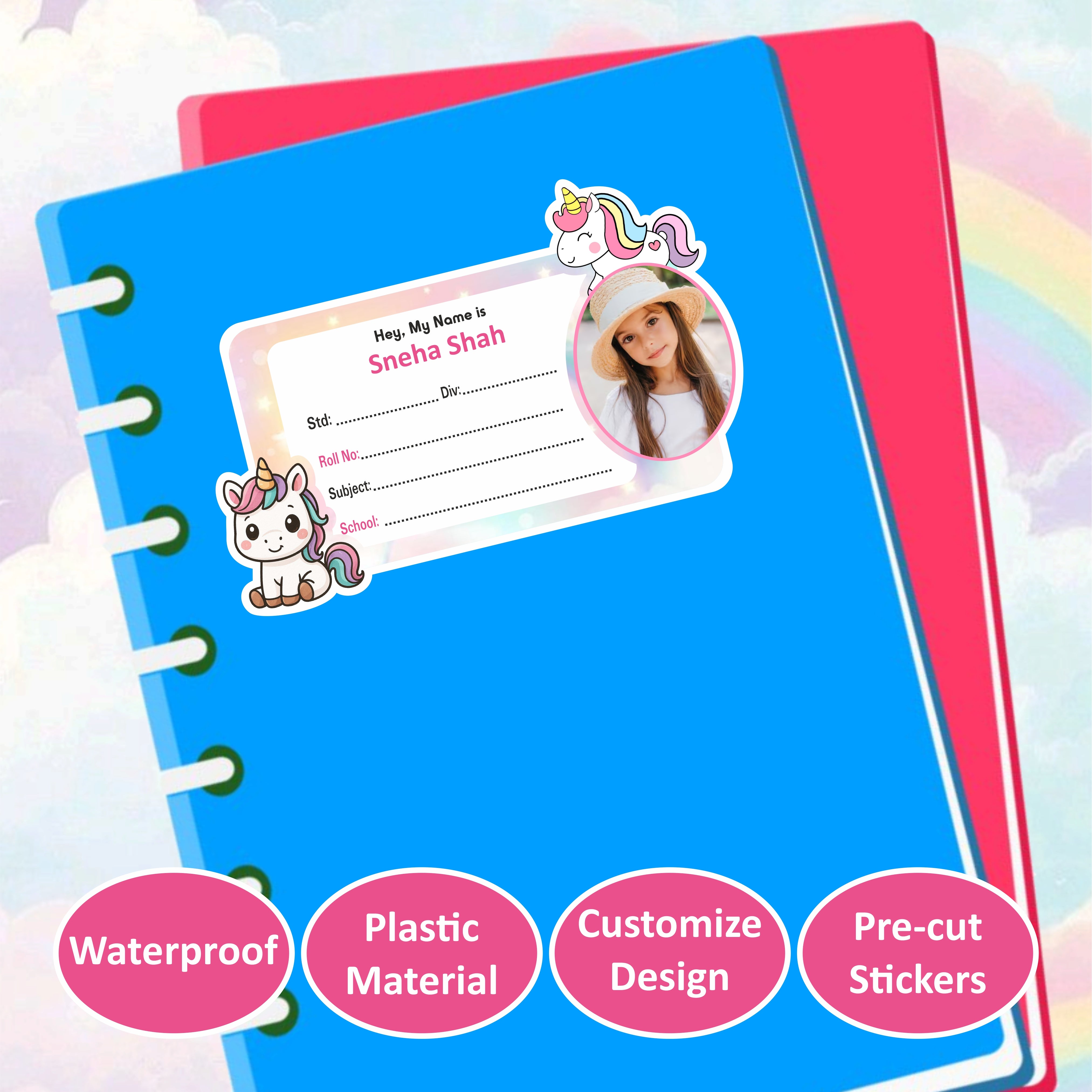 MAGICAL UNICORN COMBO STICKER SET