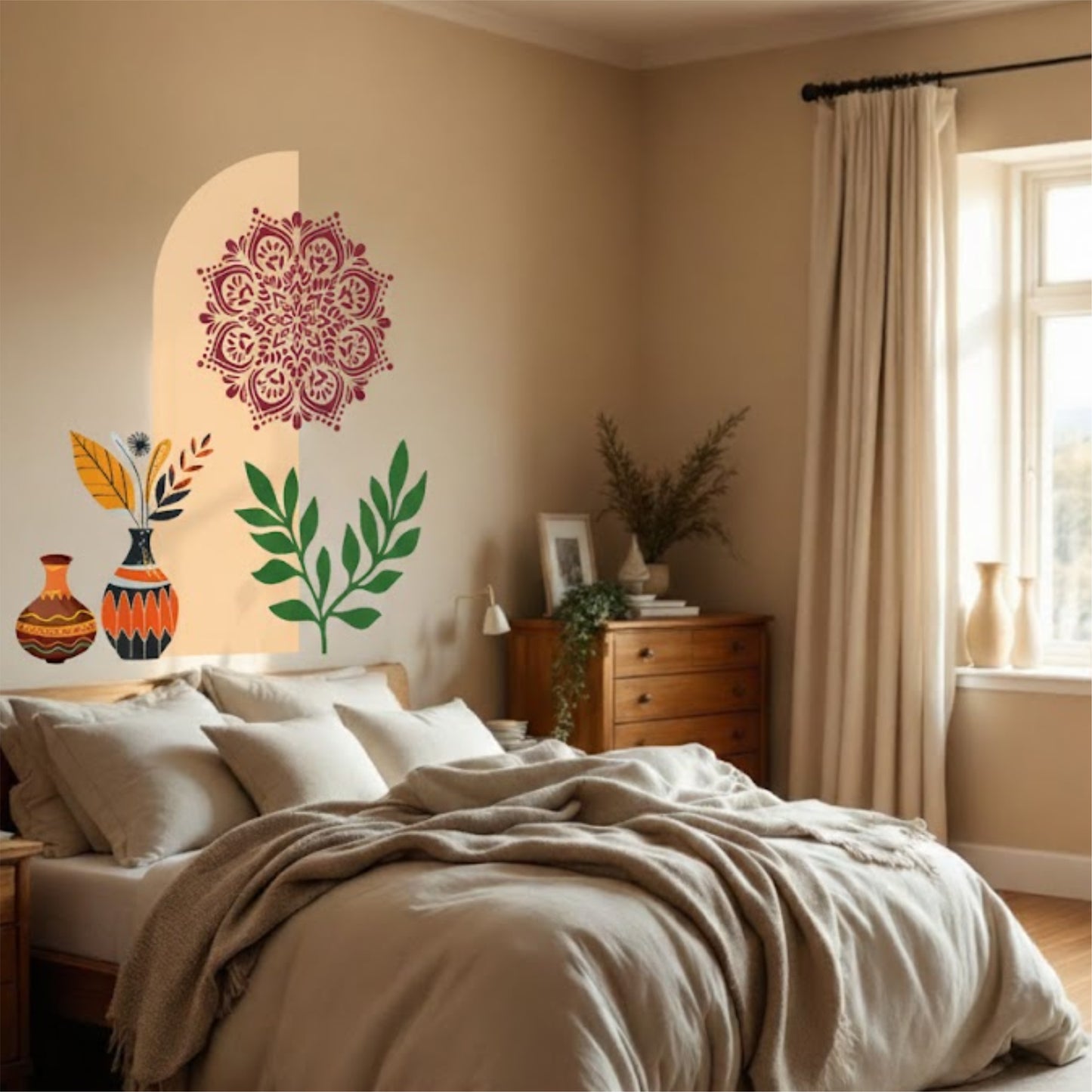MANDAFLORA DIY WALL STICKER