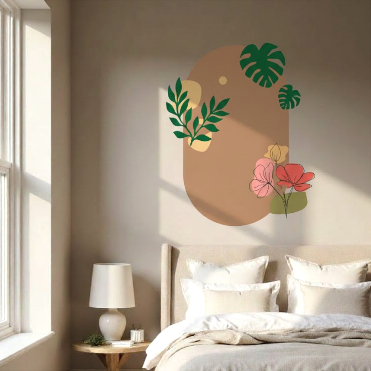 BOHO BOTNICAL DIY WALL STICKER