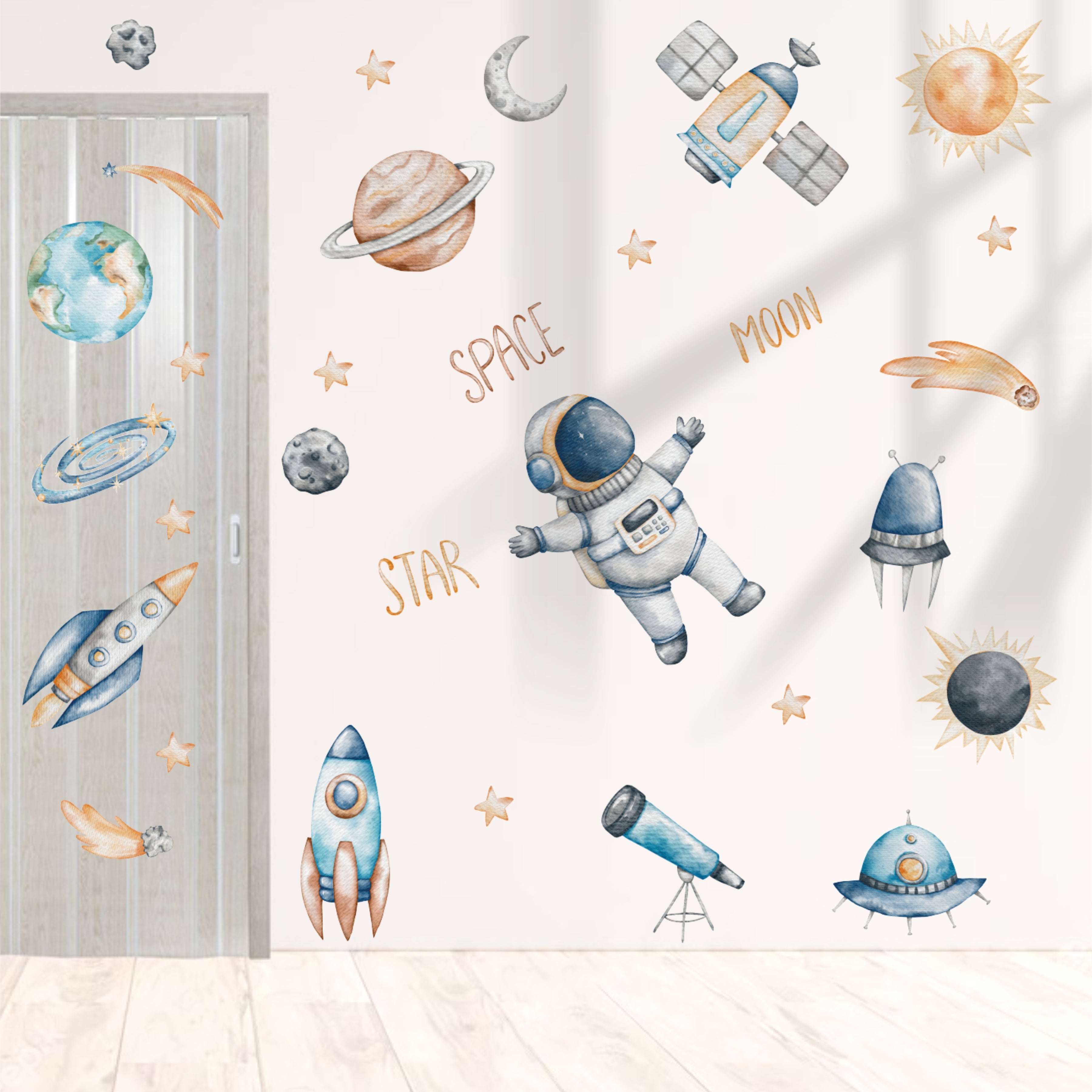 GALAXY DREAMLAND KIDS ROOM DIY WALL STICKER