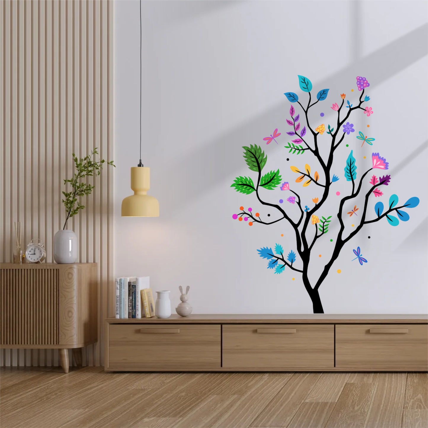 COLOURFUL TREE DIY WALL STICKER