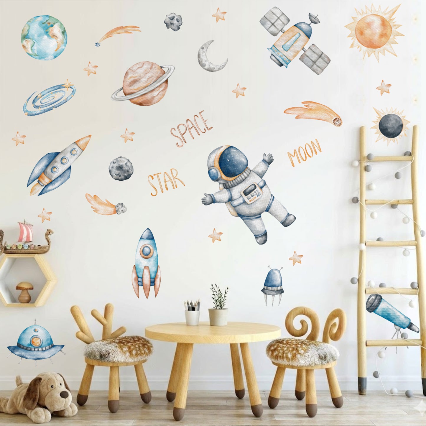 GALAXY DREAMLAND KIDS ROOM DIY WALL STICKER