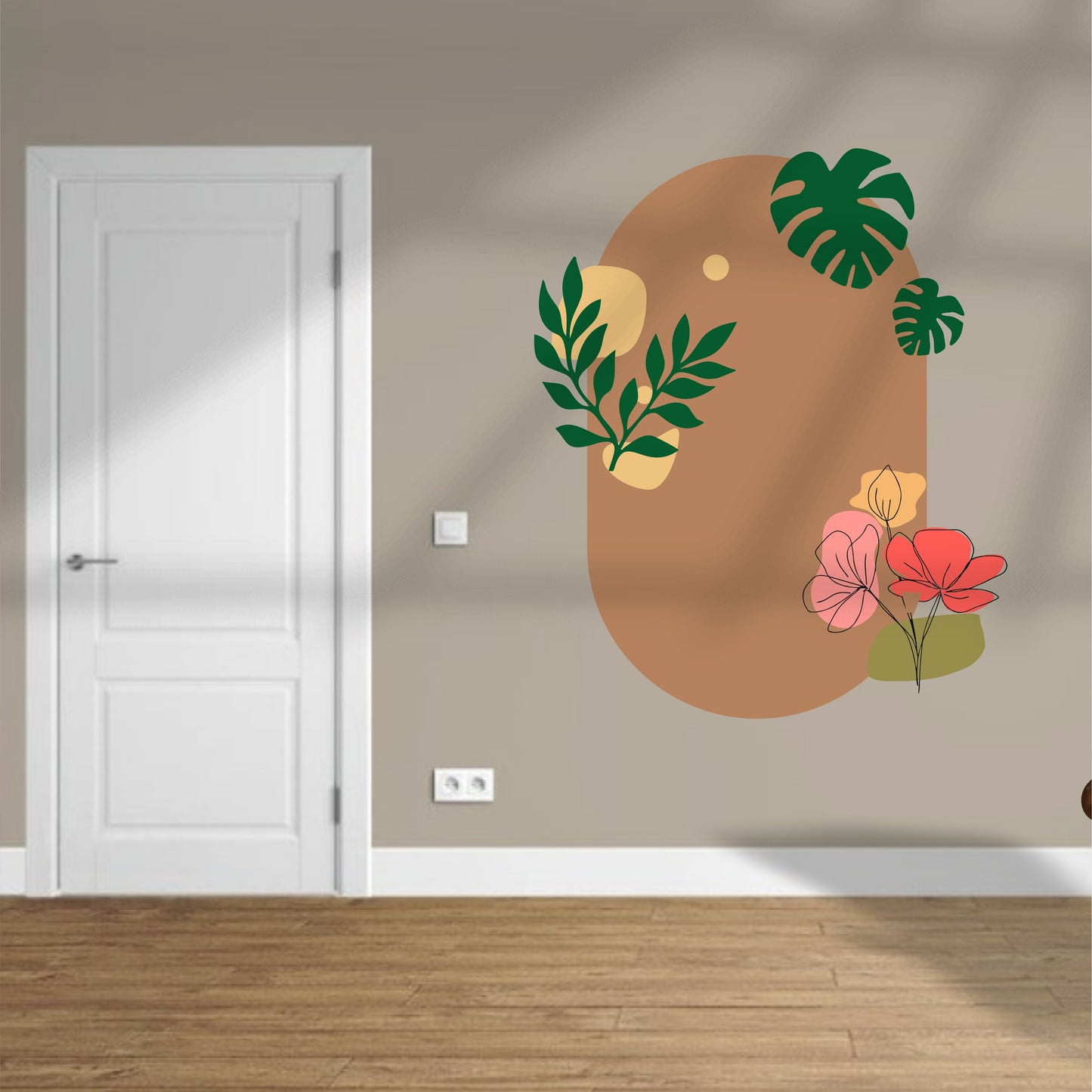 BOHO BOTNICAL DIY WALL STICKER