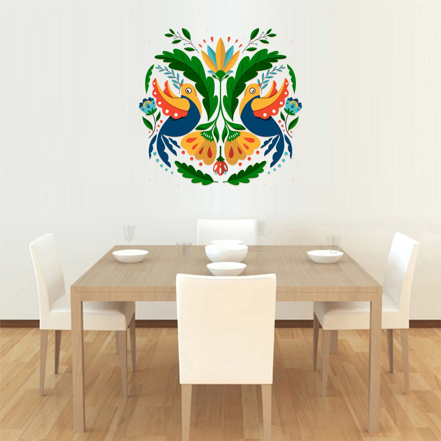 COLOURFUL BOHO STRIP DIY WALL STICKER