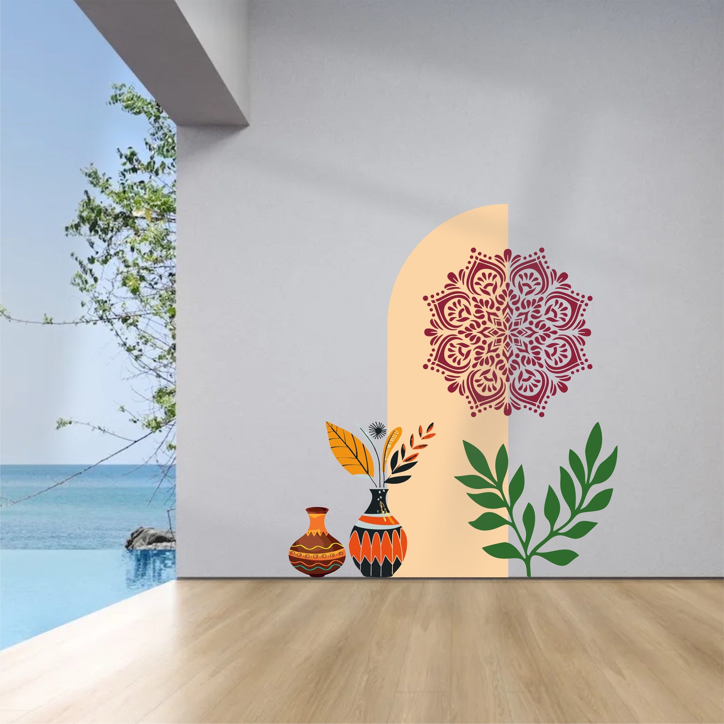 MANDAFLORA DIY WALL STICKER