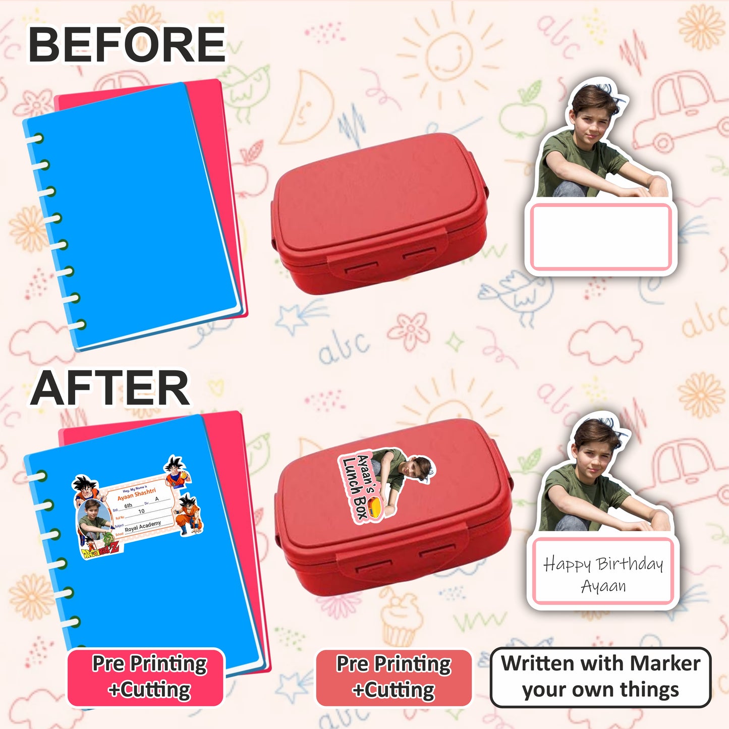 GOKU ANEMY COMBO STICKER SET